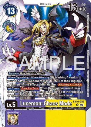 Lucemon: Chaos Mode - Sinister Order (EX10-052 R)