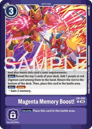 Magenta Memory Boost! - Limited Card Pack -Billion Bullet- (LM-050 P)