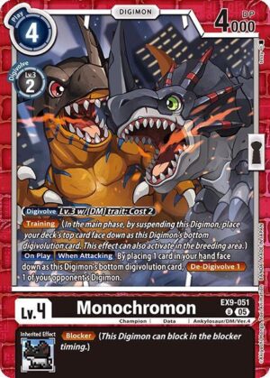 Monochromon - Versus Monsters (EX9-051 U)