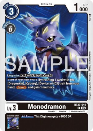 Monodramon - Hackers' Slumber (BT23-049 C)