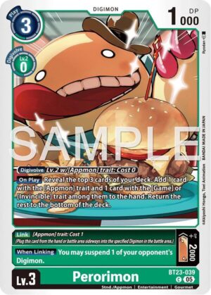 Perorimon - Hackers' Slumber (BT23-039 C)