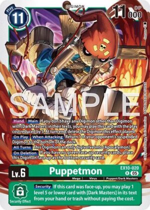Puppetmon - Sinister Order (EX10-020 R)