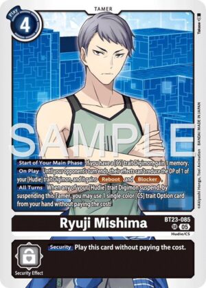 Ryuji Mishima - Hackers' Slumber (BT23-085 SR)
