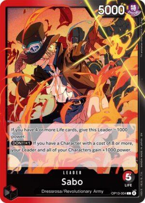 Sabo (004) - Carrying On His Will (OP13-004 L)