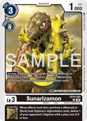 Sunarizamon - Sinister Order (EX10-025 C)