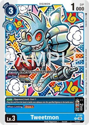 Tweetmon (Store Tournament 2025 Vol.3 Participation Pack) - Digimon Promotion Cards (D-PR)