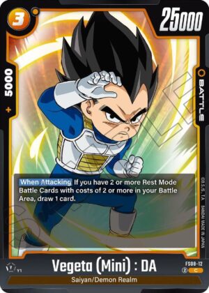 Vegeta (Mini) : DA - FS08-12 - Starter Deck 8: Vegeta (Mini) Super Saiyan 3 (FS08-12 C)