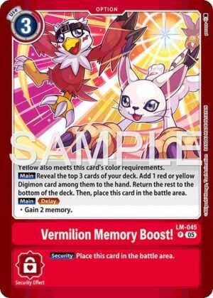 Vermillion Memory Boost! - Limited Card Pack -Billion Bullet- (LM-045 P)
