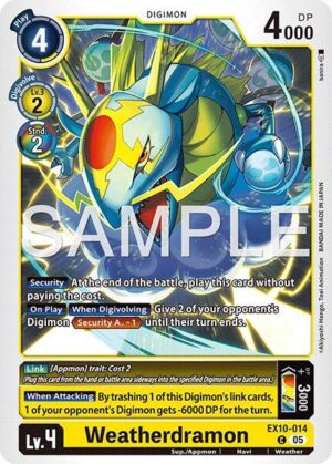 Weatherdramon - Sinister Order (EX10-014 C)