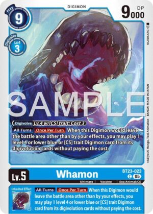Whamon - Hackers' Slumber (BT23-023 C)