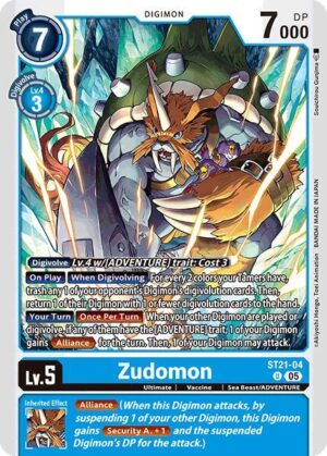 Zudomon - Starter Deck 21: Hero of Hope (ST21-04 U)