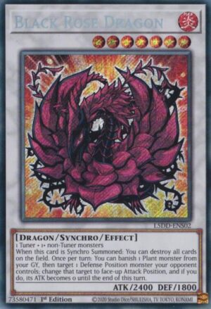 Black Rose Dragon - L5DD-ENS02 - Secret Rare