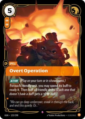 Overt Operation - Origins (OGN) 153/298