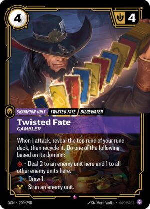 Twisted Fate - Gambler - Origins (OGN) 200/298