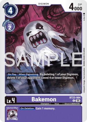 Bakemon - Hackers' Slumber (BT23-064 C)