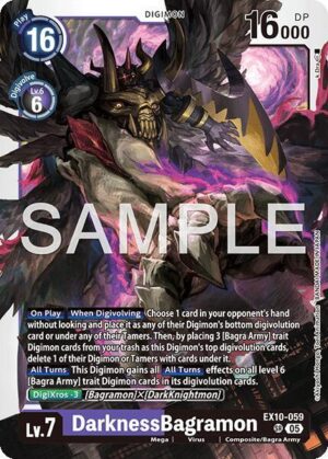 DarknessBagramon - Sinister Order (EX10-059 SR)