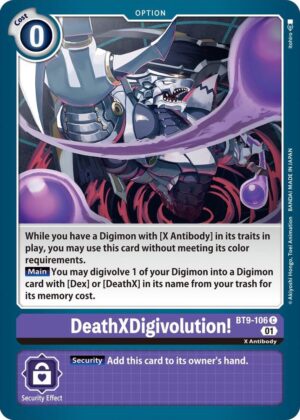 DeathXDigivolution! - X Record (BT9-106 C)