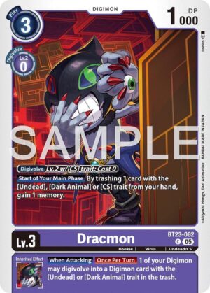Dracmon - Hackers' Slumber (BT23-062 C)