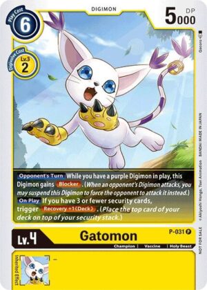 Gatomon - P-031 - Digimon Promotion Cards (D-PR)