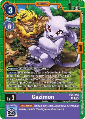 Gazimon - Versus Monsters (EX9-058 U)