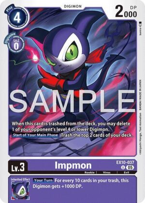 Impmon - Sinister Order (EX10-037 U)