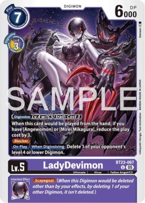 LadyDevimon - Hackers' Slumber (BT23-067 U)
