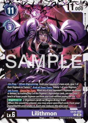 Lilithmon - Sinister Order (EX10-058 R)