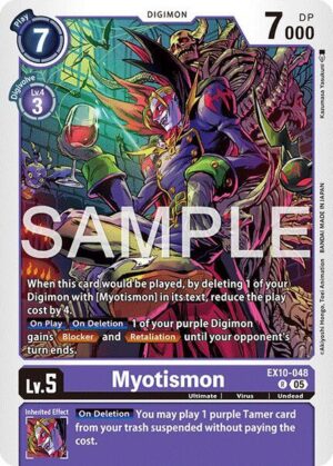 Myotismon - Sinister Order (EX10-048 R)