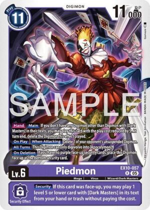 Piedmon - Sinister Order (EX10-057 R)