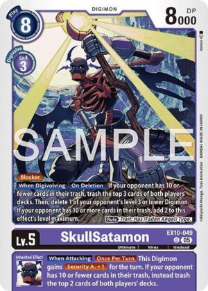 SkullSatamon - Sinister Order (EX10-049 U)