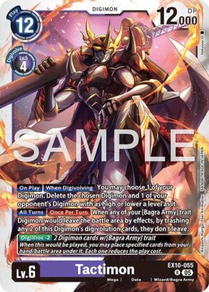 Tactimon - Sinister Order (EX10-055 R)