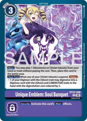 Unique Emblem: Soul Banquet - Hackers' Slumber (BT23-098 C)