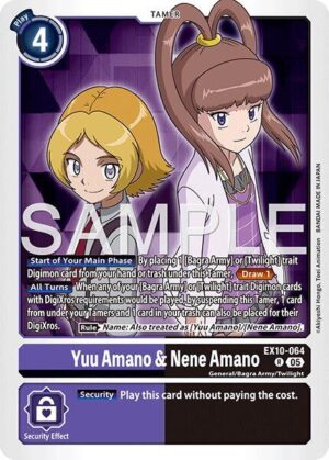 Yuu Amano & Nene Amano - Sinister Order (EX10-064 R)