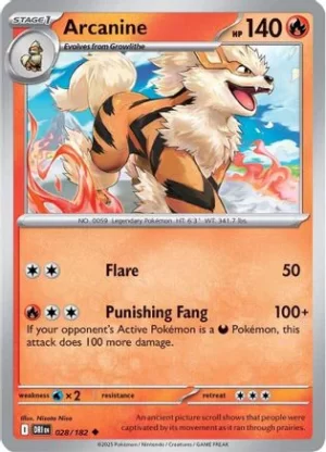 Arcanine - 028/182 - Uncommon