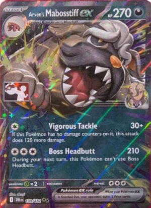 Arven's Mabosstiff ex - 139/182 - Prize Pack Series Cards