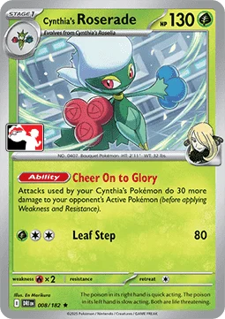 Cynthia's Roserade - Prize Pack Series Cards
