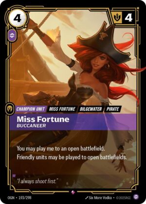 Miss Fortune - Buccaneer - Origins (OGN) 193/298