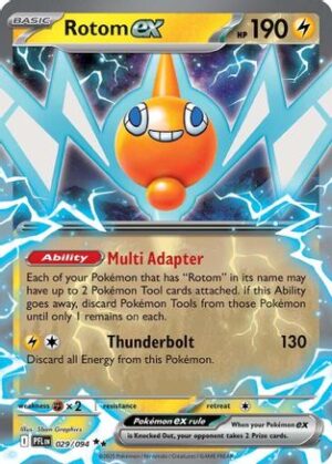 Rotom ex 029/094 - Holofoil ME02 Phantasmal Flames - Double Rare