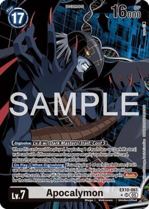 Apocalymon (Alternate Art) - Sinister Order (EX10-061 SR)