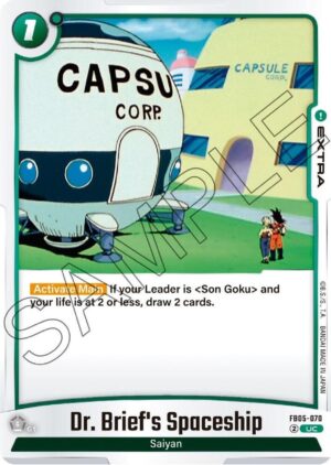 Dr. Brief's Spaceship - New Adventure (FB05-070 UC)