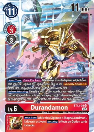 Durandamon - Starter Deck 13: Ragnaloardmon (ST13-05 SR)