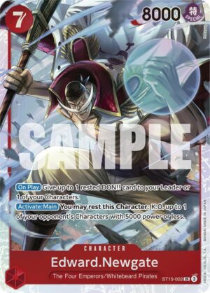 Edward.Newgate (ST15-002) - Starter Deck 15: RED Edward.Newgate (ST15-002 SR)