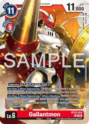 Gallantmon - Hackers' Slumber (BT23-014 R)
