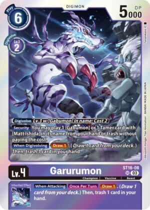 Garurumon - Starter Deck 16: Wolf of Friendship (ST16-08 SR)