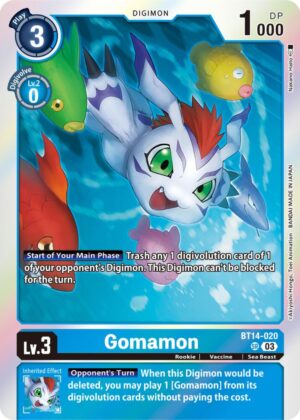 Gomamon - Blast Ace (BT14-020 SR)