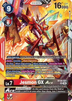 Jesmon GX ACE - Release Special Booster 2.5 (BT20-021 SR)