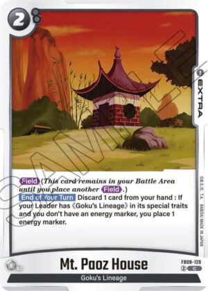 Mt. Paoz House - Saiyan's Pride (FB08-120 C)