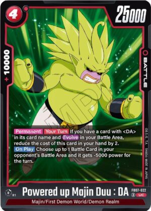 Powered up Majin Duu : DA - Wish For Shenron (FB07-022 UC)