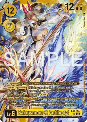 Sakuyamon (X Antibody) (Alternate Art) - Starter Deck 22: Amethyst Mandala Advanced Deck Set (ST-22)