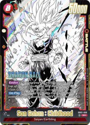 Son Gohan : Childhood - SB02-008 - Manga Booster 02 (SB02-008 SR)